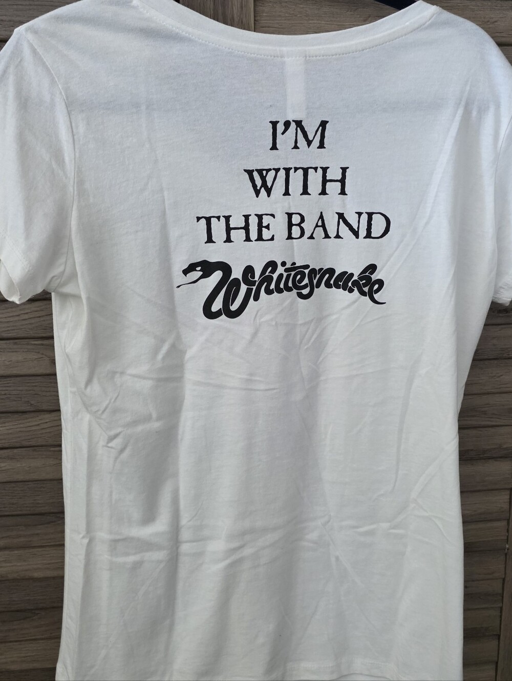 📣2015 I 💜 Whitesnake🎶 I'm With The Band Concert Tour T 👕🆕 SZ XXL Runs Small - Picture 8 of 9